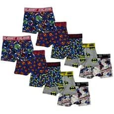 Kit 10 Cueca Infantil 1 a 10 Anos Personagens Forrada Estampada Menino