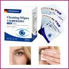 Toalhetes Para Os Olhos 24 Peças , Limpeza Suave , Tecidos Refrescantes , Cuidados Faciais , Viagens , Casa , Escritório