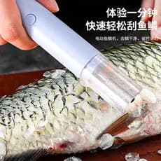 Raspador de peixe de palha de palha Raspador de peixe elétrico doméstico Raspador de cozinha Raspador de peixe Aço inoxi