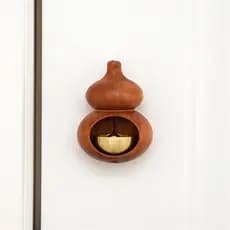 Carrilhão de vento para porta, carrilhão de vento criativo de madeira maciça, campainha japonesa simples, campainha de s