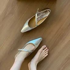 Prata Mary Jane pequenos sapatos de couro sapatos femininos 2025 primavera outono High-End sentimento combinando saia sa
