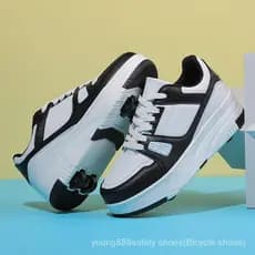 Sapatos Heelys De Quatro Rodas De Roda Menino Menina Pai-Filho Esportivos Ao Ar Livre Não Luminosos Crianças Patins Dest