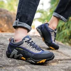 Homens Mulheres Anti-Deslizamento À Prova Dwaterproof Água Caminhadas Sapatos Colisão De Caminhada Ao Ar Livre Tênis De