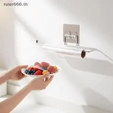 Suporte De Envoltório De Plástico Para Cozinha ruier Montado Na Parede Ra Com 2 Ganchos De Aço Inoxidável Organização Do