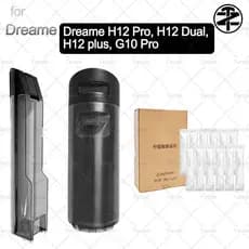 Para Dreame H12 Dual/H12 Pro Plus/G10 Acessórios : Tanque De Água Limpa , Suja , Agente De Descalcificação De Ácido Cítr