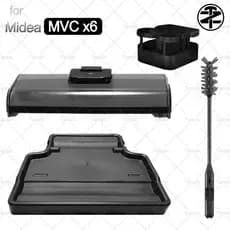 Para Midea MVC x6 Acessórios : Base , Escova De Limpeza , rack De , Tampa Frontal Da