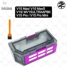 Para Midea V15Max/V15MaxS/V15/MV15ULTRAAPBK/V15Pro Pro Mini Acessórios De Vácuo : Caixa De Poeira , Filtros