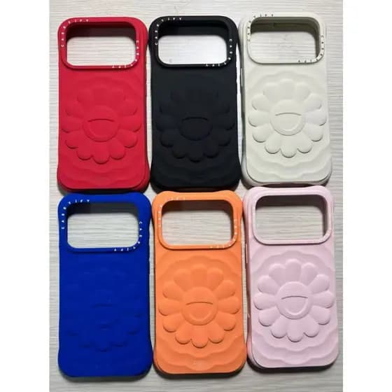 Capa protetora para celular Flower-Takashi Murakami, Bn magnética, adequada para uso Apple 17 16pro promax