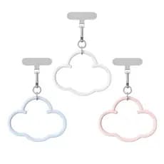 Faixa de mão para celular em nuvem, adequada para celular, pingente de celular, Material de Silicone, sensação muito boa