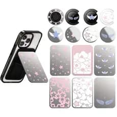 Suporte estrela da série Cloud Cloud, suporte magnético para cartão, suporte magnético para cartão, suporte giratório, s