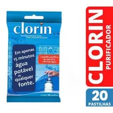 Kit 20 Pastilhas Purificadora de Água Potável Clorin 1 com NF