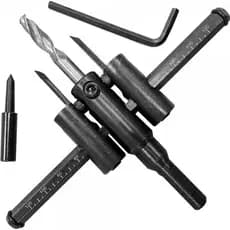 Furador Ajustável de 30 mm a 120 mm Em Aço CarbonoVONDER