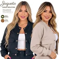 Jaqueta Cargo Feminina Moletom Peluciada Inverno Premium – Quentinha, Confortável e Moderna