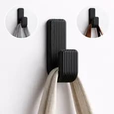 Gancho Suporte Resistente Com Fita Dupla Face Para Toalhas Roupas Acessórios Variado Premium