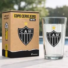 Copo Americano do Clube Atlético Mineiro Copo Lagoinha Galo Cerveja Torcedor Original