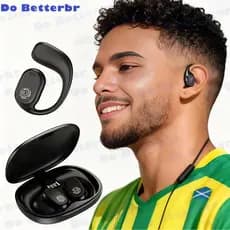 Fone Bluetooth Esportivo TWS 5.3 - À Prova de Suor, Bateria Longa Duração + Display de Carga-B8