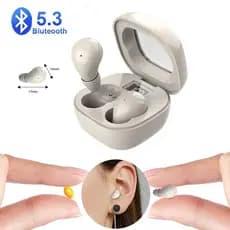 Mini Fones De Ouvido Sono Bluetooth 5.3 TWS Invisível Sem Fio Alta Fidelidade Som Estéreo Redução Ruído-DY
