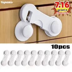 20/10 PCS Trava Gaveta Armário Segurança Protetor Proteção Bebe Kit