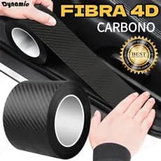 Adesivo 3D De Fibra De Carbono Carro Moto Protetora Porta Espelho Anti-Riscos -DY