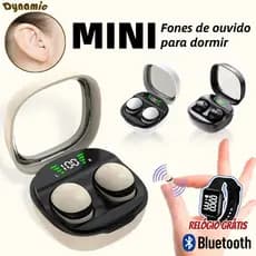 Mini Fones de Ouvido Sem Fio Bluetooth 5.3 Invisíveis: Bateria de Longa Duração, Cancelamento de Ruído ENC-DY