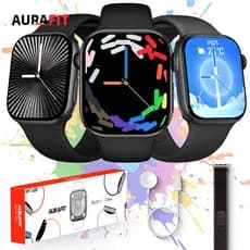 Smartwatch AURAFIT Mini: 1,75" AMOLED, Chamadas via BT, 107 Modos Esportivos, Monitor de Saúde, IP65