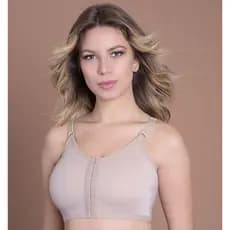 Sutiã pós cirúrgico Com Bojo Pré Moldado Fecho Frontal Sutien Alta Compressão Cirúrgico Sem Costura New Form