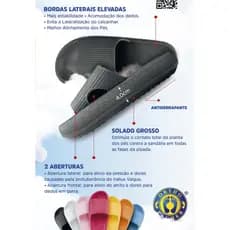 Chinelo Nuvem Ortopédico Marca Orthopauher Fly Feet Macio Leve Confortável