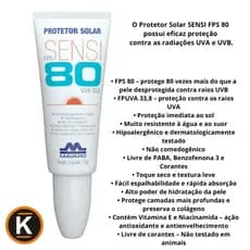Protetor Solar Labial  Mavaro Sensi  FPS 80 15G