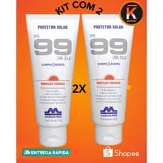 Kit 2 Creme Protetor solar Fps 99 120g Mavaro