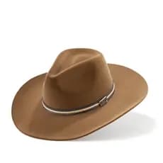 Chapéu country Gusttavo lima aba 9 cm unissex cowboy