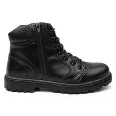 Coturno Bota Militar Masculino Tático De Couro Legitimo Reforçado Costurado