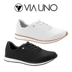 Tênis Jogging Via Uno Casual Básico Original Feminino