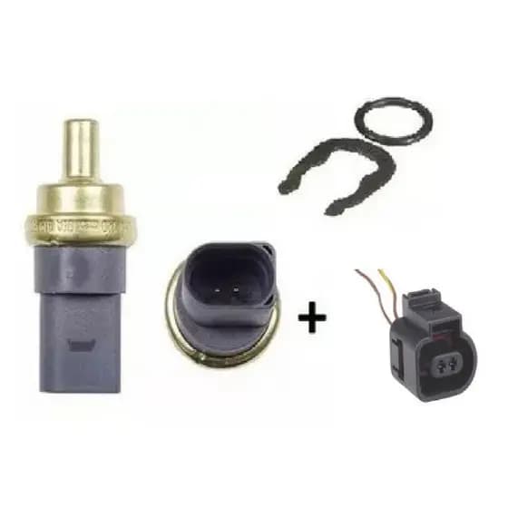 Sensor Temperatura Cinza 2 Vias Gol G5 G6  Com Chicote