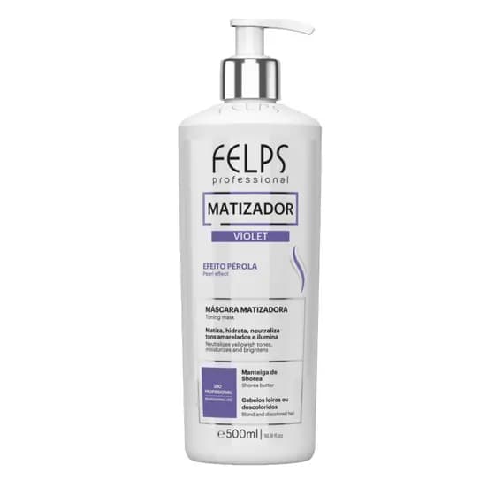 FELPS COLOR MATIZADOR VIOLETA EFEITO PÉROLA 500ML Felps
