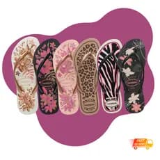 Chinelo Havaianas Slim Orgânic Flores Original