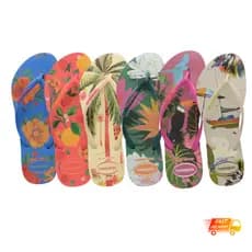 Chinelo Havaianas Slim Bliss Coqueiros e Praia Original