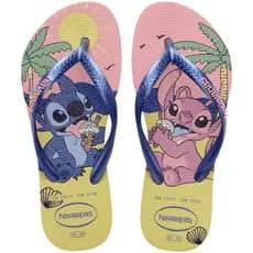 Chinelo Havaianas Kids Slim Disney Stitch-Angel