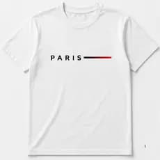 Camiseta Paris Elegance Urban Style 100% Algodão Macio Confortável