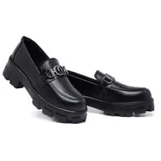 Mocassim Estilo Blogueira Feminino Tratorado  Sofisticado Minimalista