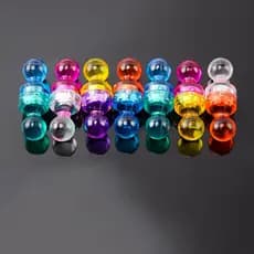 100/50/20 Pçs Pino Colorido Transparente Magnético Unhas 11x17 Geladeira Magnética Polegares Fivela Magnéticas
