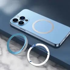 Ímãs De Carregamento Circular Adesivos Placas Magnéticas Do Telefone Móvel Acessórios Sem Fio Faixa Magnética