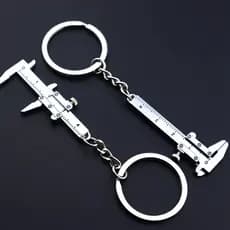 Régua De Medição De 10/5/2 Peças , Pingente De Chaveiro De Mini Pinça , Ferramenta Portátil Liga De Zinco