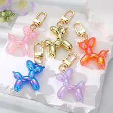 10/5/2 Pcs Resina Laser Filhote De Cachorro Chaveiro Pingente