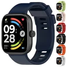 Pulseira de Silicone para Relógio Smartwatch Redmi Watch 6 5 4, Para Xiaomi Band 8 Pro / 10 9 Pro