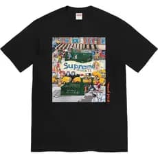 Suprme Manhattan Tee City View Camisetas De Manga Curta Estampadas Para Homens E Mulheres