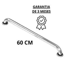 Alça 60 CM Cromada Barra de Apoio Para Idosos e Deficientes Aluminio