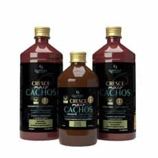 Kit Shampoo Cresce Mais Cachos 1 L Tratamento Para Modelar e Crescimento dos Cachos