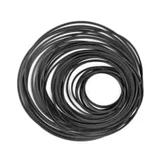 Kit 50 Correias Universal Toca Fita Tape Deck Walkman medidas entre 40 a 130mm dobrada por 1mm