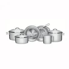 Conjunto De Panelas Em Aço Inox 6Pcs Linha Solar - Tramontina