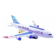 Avião Airbus A380 Avião De Brinquedo Bate E Volta Luz E Som